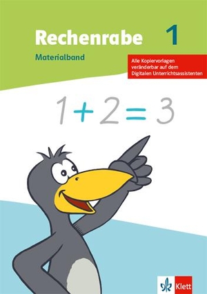 Rechenrabe 1. Ausgabe Nordrhein-Westfalen - Materialband (Kopiervorlagen, Lernzielkontrollen) Klasse 1. Klett Ernst /Schulbuch, 2022.