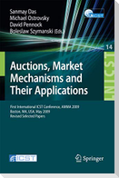 Auctions, Market Mechanisms and Their Applications