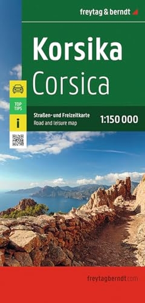 Freytag & Berndt (Hrsg.). freytag & berndt Straßenkarte Korsika 1:150.000 - Straßen- und Freizeitkarte, mit Top Tips. Freytag + Berndt, 2026.