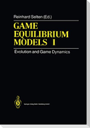 Game Equilibrium Models I