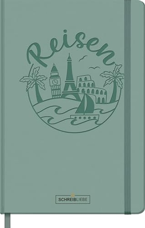 Korsch Verlag (Hrsg.). Reisetagebuch-Fernweh - Reisetagebuch 13 x 19 cm zum Ankreuzen und Ausfüllen, mit Lesebändchen und Gummiband, 160 Seiten SchreibLiebe. Korsch Verlag GmbH, 2025.