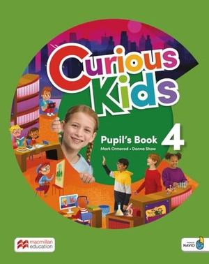Shaw, Donna / Mark Ormerod. Curious Kids 4 - Pupil's Book with Digital Pupil's Book and App. Hueber Verlag GmbH, 2024.