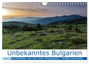 Unbekanntes Bulgarien (Wandkalender 2025 DIN A4 quer), CALVENDO Monatskalender