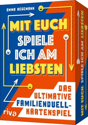 Hegemann, Emma. Mit euch spiele ich am liebsten - Das ultimative Familienduell-Kartenspiel. riva Verlag, 2026.