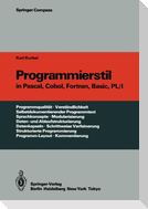 Programmierstil in Pascal, Cobol, Fortran, Basic, PL/I