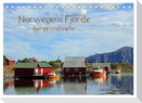Norwegens Fjorde, Berge und mehr (Tischkalender 2025 DIN A5 quer), CALVENDO Monatskalender