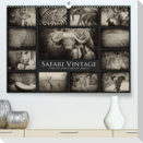 Safari Vintage (Premium, hochwertiger DIN A2 Wandkalender 2023, Kunstdruck in Hochglanz)