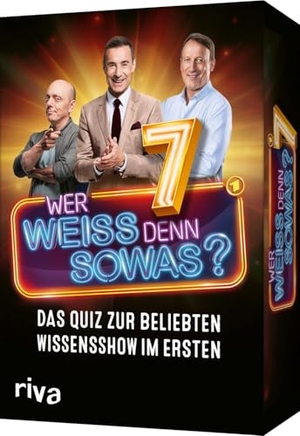 Verlag, Riva (Hrsg.). Wer weiß denn sowas? 7 - Das Quiz zur beliebten Wissensshow im Ersten - Trainiere dein Allgemeinwissen mit Kai Pflaume. Geschenk für Spielefans zu Geburtstag, Ostern, Weihnachten. riva Verlag, 2026.