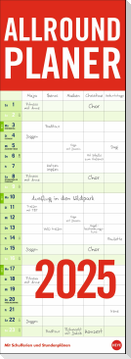 Allround-Familienplaner Vertical Kalender 2025