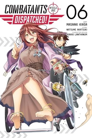 Bovia, Brandon / Lanthanum, Kakao et al. Combatants Will Be Dispatched!, Vol. 6 (manga). Yen Press, 2022.