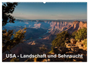 USA ¿ Landschaft und Sehnsucht (Wandkalender 2024 DIN A2 quer), CALVENDO Monatskalender
