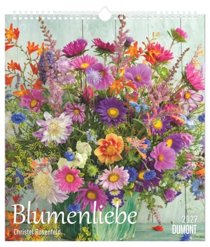 Neumann Verlage GmbH & Co KG (Hrsg.). Blumenliebe 2027 - Wandkalender 30x34 cm mit 12 farbenfrohen Blumenfotografien von Christel Rosenfeld. Neumann Verlage GmbH & Co, 2026.