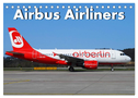 Airbus Airliners (Tischkalender 2024 DIN A5 quer), CALVENDO Monatskalender
