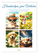 Hundewelpen zum Verlieben (Wandkalender 2025 DIN A4 hoch), CALVENDO Monatskalender