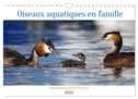 Oiseaux aquatiques en famille (Calendrier mural 2024 DIN A4 vertical), CALVENDO calendrier mensuel