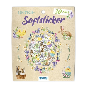 Trötsch Verlag GmbH & Co. KG (Hrsg.). TRÖTSCH -Oster-Softsticker - Aufkleber zum Verzieren und Verschenken. Trötsch Verlag GmbH, 2026.