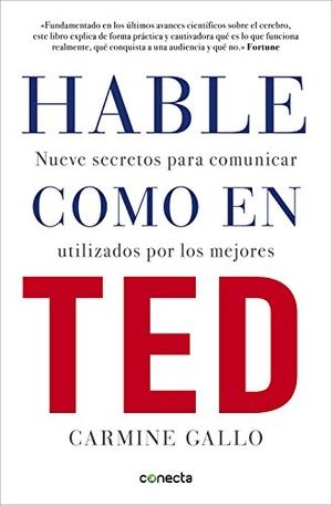 Gallo, Carmine. Hable como en TED : nueve secretos para comunicar utilizados por los mejores. Conecta, 2016.