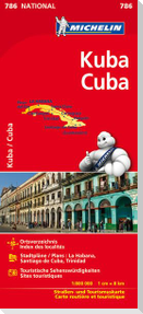 Michelin Nationalkarte Kuba / Cuba 1 : 800 000