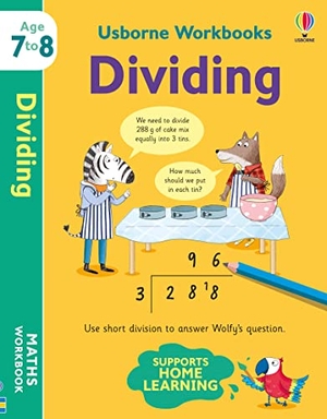 Bathie, Holly. Usborne Workbooks Dividing 7-8. Usborne Publishing Ltd, 2022.