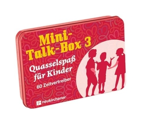 Filker, Claudia / Schott, Hanna et al. Mini-Talk-Box 3 - Quasselspaß für Kinder - 60 Zeitvertreiber. Neukirchener Verlag, 2026.