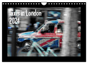 Taxis in London / UK-Version (Wall Calendar 2024 DIN A4 landscape), CALVENDO 12 Month Wall Calendar