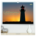 Leuchttürme - maritime Wegweiser weltweit (hochwertiger Premium Wandkalender 2025 DIN A2 quer), Kunstdruck in Hochglanz