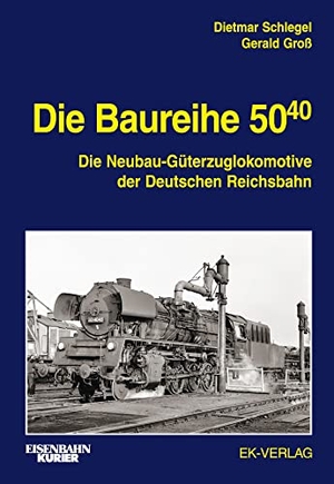 Schlegel, Dietmar / Gerald Groß. Die Baureihe 50.40 - Die Neubau-Güterzuglokomotive der Deutschen Reichsbahn. Ek-Verlag EisenbahnKurier, 2022.