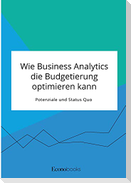 Wie Business Analytics die Budgetierung optimieren kann. Potenziale und Status Quo