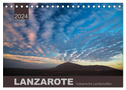 LANZAROTE Vulkanische Landschaften (Tischkalender 2024 DIN A5 quer), CALVENDO Monatskalender