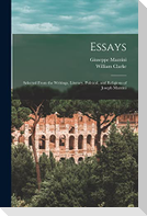 Essays: Selected From the Writings, Literary, Political, and Religious of Joseph Mazzini
