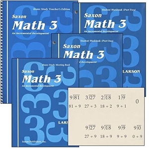 Larson. Saxon Math 3 - Teacher Binder Kit. Houghton Mifflin, 2007.