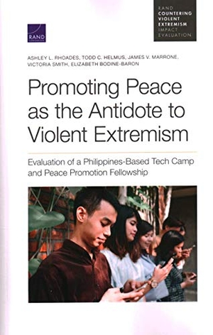 Rhoades, Ashley L / Helmus, Todd C et al. Promoting Peace as the Antidote to Violent Extremism - Evaluation of a Philippines-Based Tech Camp and Peace Promotion Fellowship. RAND Corporation, 2020.