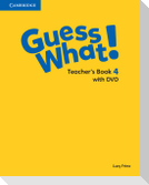 Guess What! Level 4 Teacher's Book with DVD Video Spanish Edition