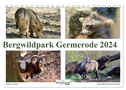 Bergwildpark Germerode (Tischkalender 2024 DIN A5 quer), CALVENDO Monatskalender