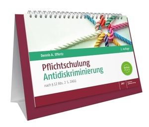 Effertz, Dennis A.. Pflichtschulung Antidiskriminierung - nach § 12 Abs. 2 S. 2 AGG inkl. Online-PlusBase. Deutscher Apotheker Vlg, 2026.