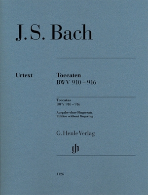 Bach, Johann Sebastian. Toccaten BWV 910-916 - Instrumentation: Piano solo. Henle, G. Verlag, 2008.