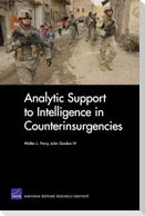 Analytic Support to Intelligence in Counterinsurgencies