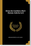 Divan Des Castiliers Abu'l-Hassan Juda Ha-Levi