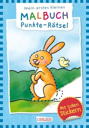 VE5: Mein erstes kleines Malbuch: Punkte-Rätsel - Mit tollen Stickern | Punkt-zu-Punkt-Bilder fürs erste Rätseln und Malen für Kindergarten-Kinder ab 3 Jahren. Carlsen Verlag GmbH, 2026.