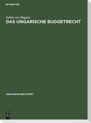 Das ungarische Budgetrecht