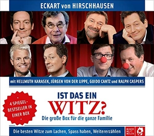 Hirschhausen, Eckart von / Cantz, Guido et al. Ist das ein Witz? Die große Box für die ganze Familie - Die besten Witze zum Lachen, Spaß haben, Weitererzählen. Hoerverlag DHV Der, 2019.
