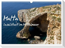 Malta - Inselstaat im Mittelmeer (Wandkalender 2025 DIN A3 quer), CALVENDO Monatskalender