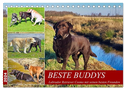Beste Buddys (Tischkalender 2024 DIN A5 quer), CALVENDO Monatskalender