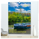 Kunst an Emscher und Kanal (hochwertiger Premium Wandkalender 2024 DIN A2 hoch), Kunstdruck in Hochglanz