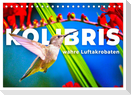 Kolibris - wahre Luftakrobaten (Tischkalender 2024 DIN A5 quer), CALVENDO Monatskalender