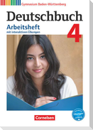 Deutschbuch Gymnasium Band 4: 8. Schuljahr - Baden-Württemberg - Arbeitsheft mit interaktiven Übungen auf scook.de
