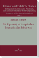 Die Anpassung im europäischen Internationalen Privatrecht