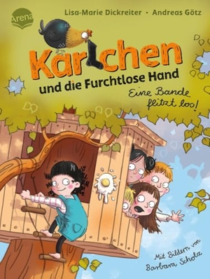Dickreiter, Lisa-Marie / Andreas Götz. Karlchen und die Furchtlose Hand (1). Eine Bande flitzt los! - Buch zum Selberlesen ab 7 Jahren mit großer Schrift und kurzen Kapiteln. Arena Verlag GmbH, 2024.