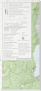 Hetch Hetchy Trail Map