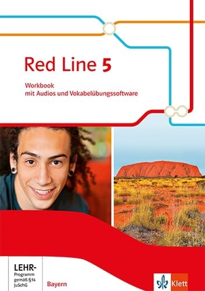 Red Line 5. Ausgabe Bayern. Workbook - Workbook mit Audios und Vokabelübungssoftware Klasse 9. Klett Ernst /Schulbuch, 2021.